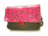 schoudertas zebra kers roze